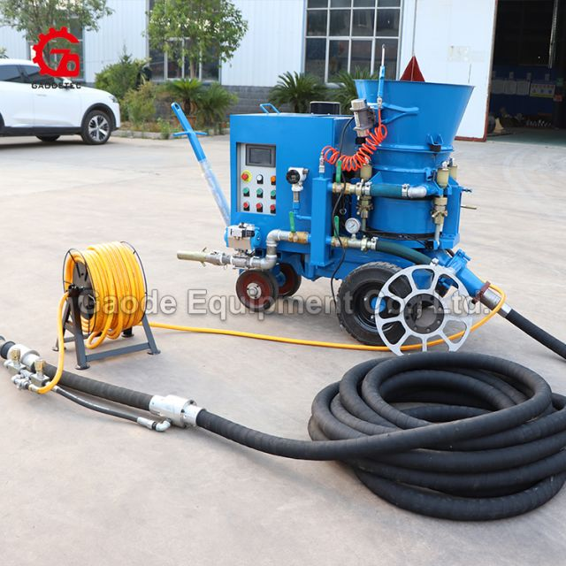 GAODETEC GZ-3ER/S Long-Life Rubber Seal Plate Refractory Gunning Machine For Concrete Shotcrete